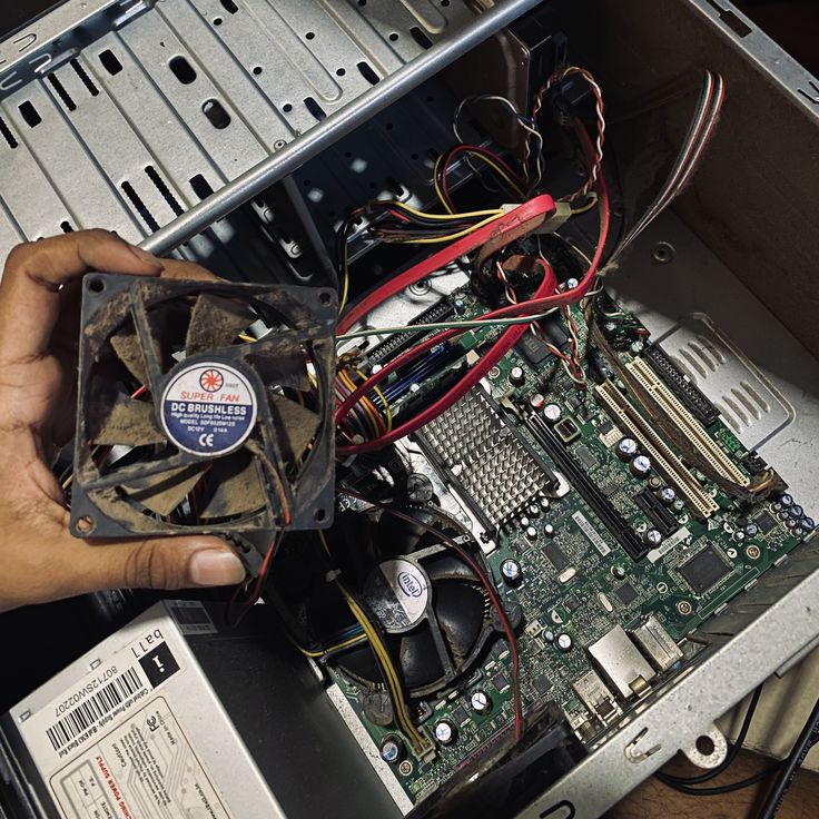 Console fan cleaning example 1